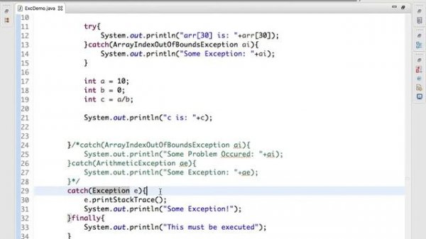 Java Exception Handling Tutorial