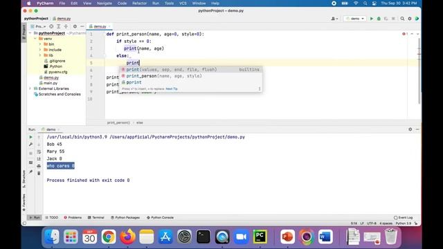 Python - Function Keyword Arguments and Arbitrary Arguments - *args and **kwargs Code Example смотреть онлайн