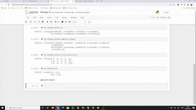 Python Numpy Tutorial In Hindi Part -2 | Numpy Tutorial | Numpy Array | Python | Coursopedia смотреть онлайн