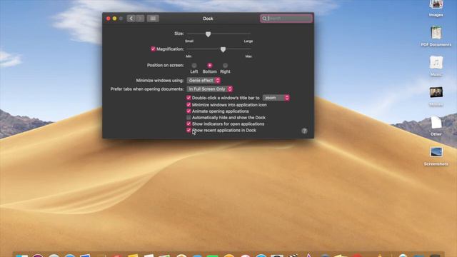 How To Remove Recently Open Apps From Dock In MacOS Mojave смотреть онлайн