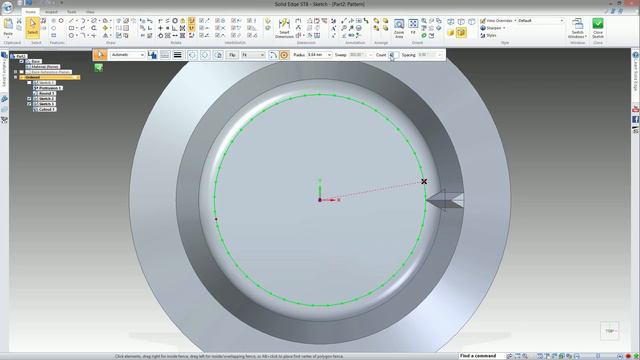 SOLID EDGE ST8 - HOW TO CERATE 3D TEXT IN MODEL смотреть онлайн