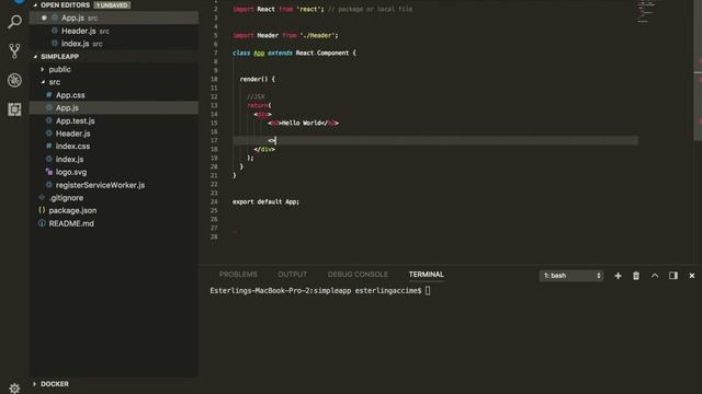 How to import/export Components in Reactjs - Absolute beginners смотреть онлайн