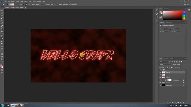 Design a Lightning Text Effect Photoshop CC 2018 Tutorial смотреть онлайн