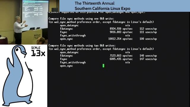 [SCaLE 13x] Bruce Momjian | Database Hardware Selection Guidelines смотреть онлайн