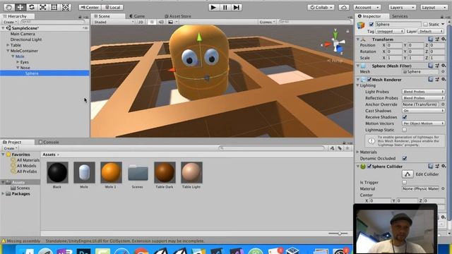 Unity3D VR: Whack A Mole Game (Designing Mole) смотреть онлайн
