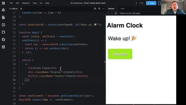 RxJS with React смотреть онлайн