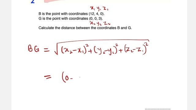 How to find Distance between two points on 3-Dimensional figure | xyz plane смотреть онлайн