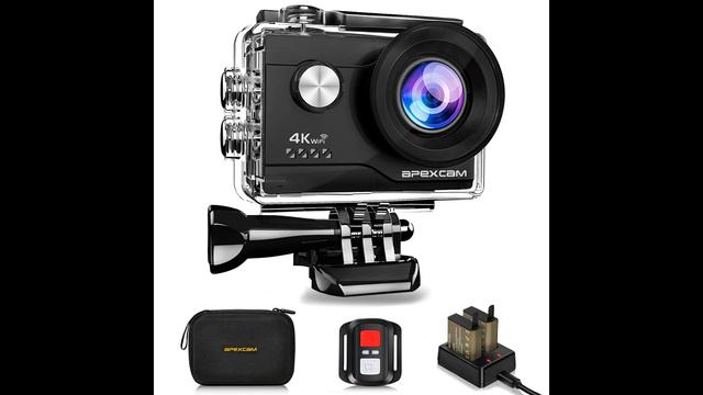Apexcam 4K Action Camera 16MP Underwater Waterproof Camera 40M 170°Wide-Angle WiFi Sports Camera смотреть онлайн