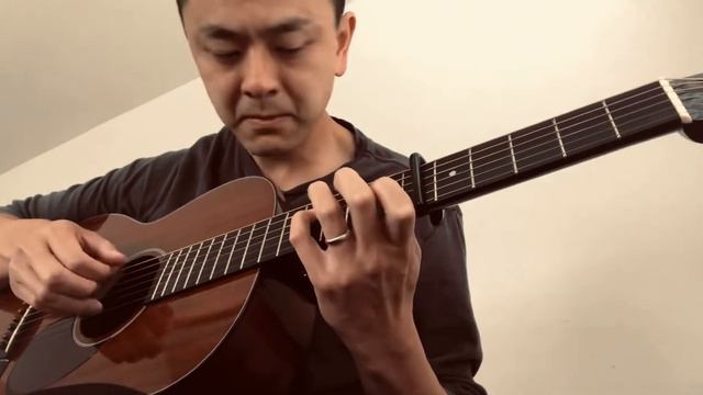 “Toss Your Coin to the Witcher” fingerstyle cover Collings 001 MH 12 fret demo смотреть онлайн