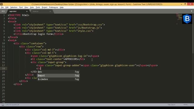Bootstrap Login Design Form Code And Example - How To Make Bootstrap Login Design Form Source Code смотреть онлайн