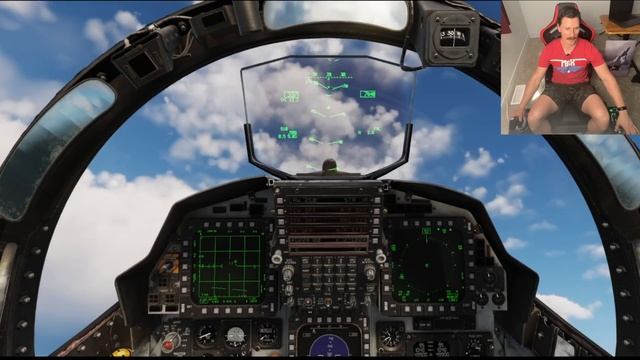 Strike Eagle Pilot Reviews the Newest F-15E Simulator смотреть онлайн