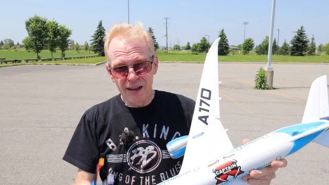 Drone Pilot Flies the A170 Boeing 787 RC plane - Review смотреть онлайн