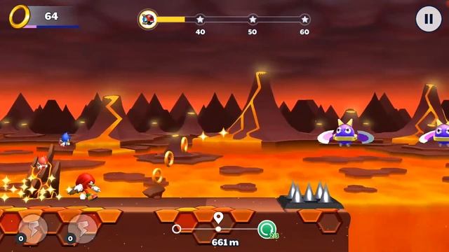 Sonic Runners Adventure Lava Mountain Level 27 Walkthrough Gameplay Android/iOS смотреть онлайн