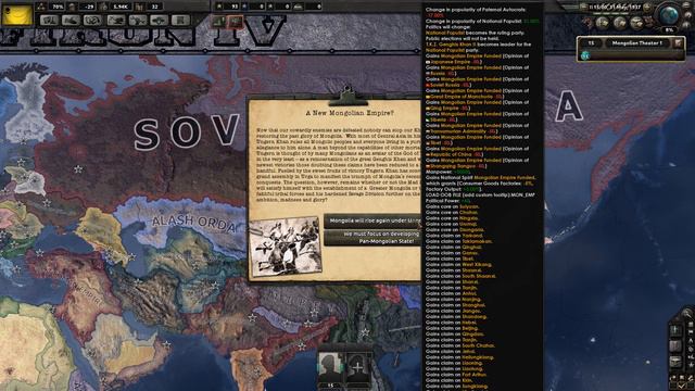 HOI4 / Kaiserreich mod - Mongolia - Episode 2 смотреть онлайн