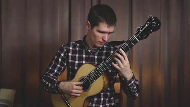 Старинный русский романс "Ночь светла" на гитаре смотреть онлайн