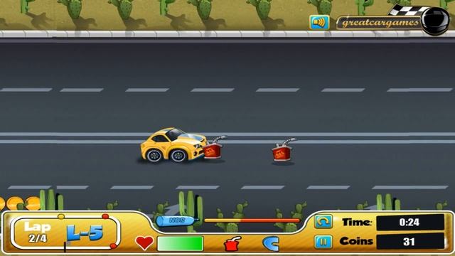 Mini Cars Racing - Free Online Car Race Games For Children - Browser Game (Video Game Genre) смотреть онлайн