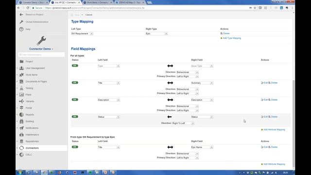 Polarion JIRA Connector Demo смотреть онлайн