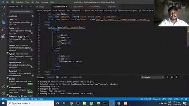 ?Flask Tutorial - Flask CRUD - Display Data ? Flask Project Rest API ? Flask Framework Python Tamil смотреть онлайн