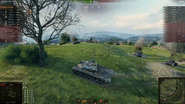 Американский барабан T57 Heavy Tank (10 425 урона) смотреть онлайн