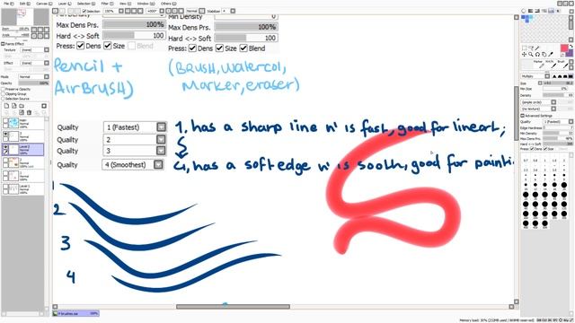 Paint Tool SAI: Brush Tutorial/Custom Brushes смотреть онлайн
