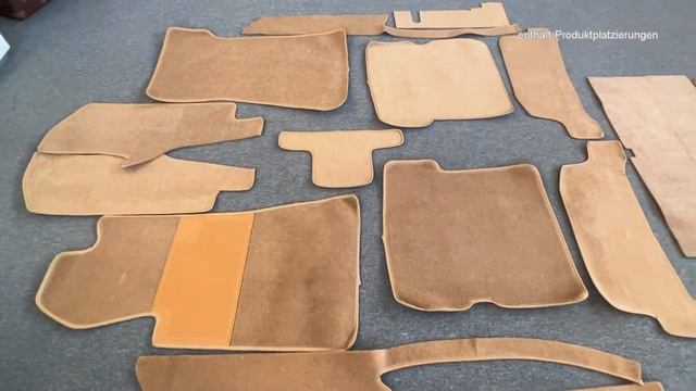 Endlich schön ! Teppichsatz Innenraum Mercedes SL R107 смотреть онлайн