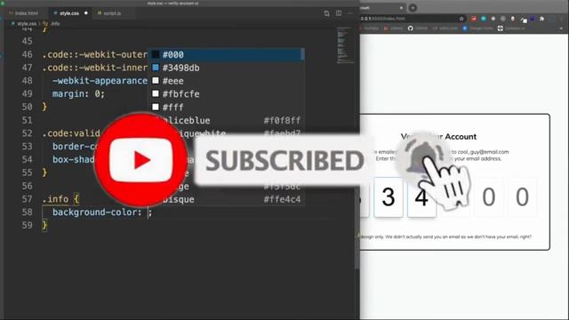 how to make auto next verify-account--ui using html ,css and js смотреть онлайн