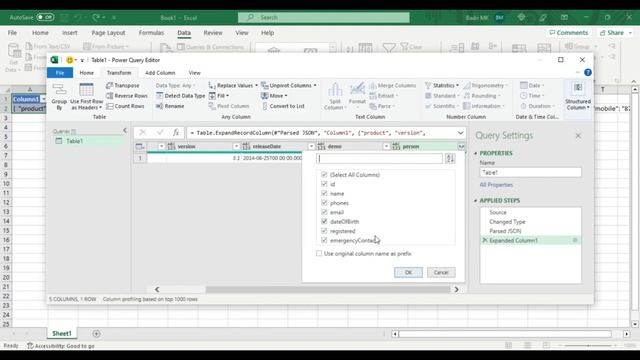 How to import complex JSON to Excel смотреть онлайн