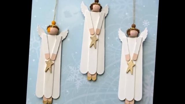 АНГЕЛОЧЕК 10 идей из чего можно сделать новогоднюю поделку смотреть онлайн