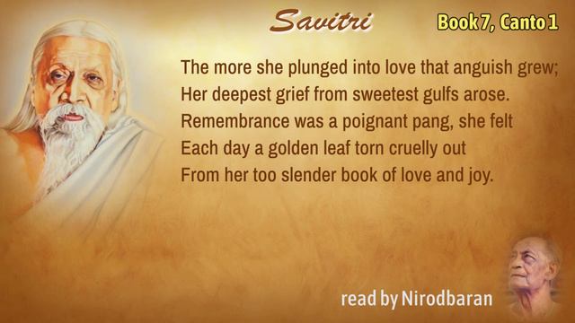Savitri Readings by Nirodbaran - Book 07 Canto 01 смотреть онлайн