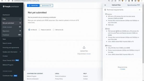 Freepik Online Earn Money | Become a Free Contributor Account Create | File Ready | Upload Process