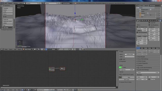 Blender. Луг у моря. Система частиц. Часть 1 смотреть онлайн