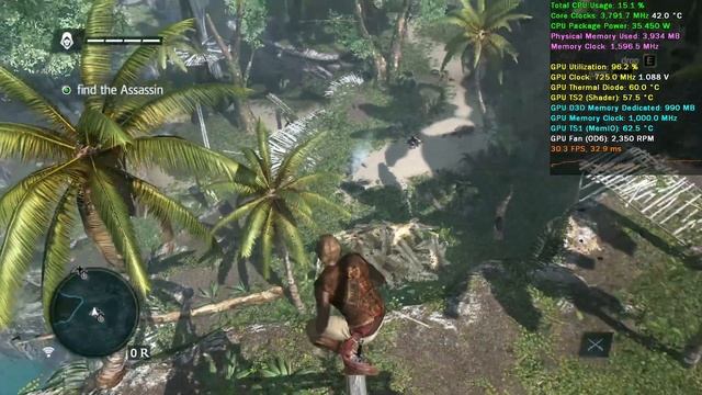 Radeon HD 5850 - Assassin's Creed 4 Black Flag (1080p Medium) смотреть онлайн