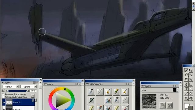 Intro to Corel Painter Concept Art Workflow with Ryan Church смотреть онлайн