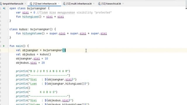 Inheritance pada KOTLIN смотреть онлайн