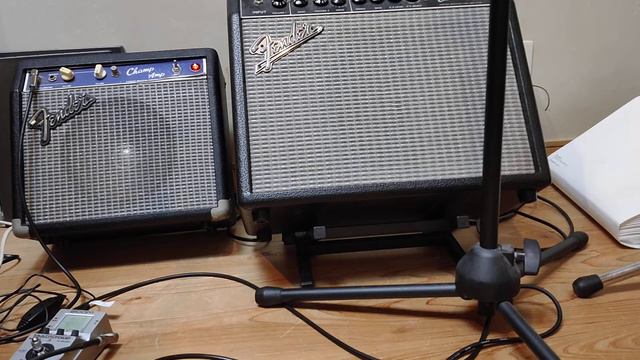 Fender champion clone (5F1) vs Fender Super Champ XD / clean es-335 смотреть онлайн