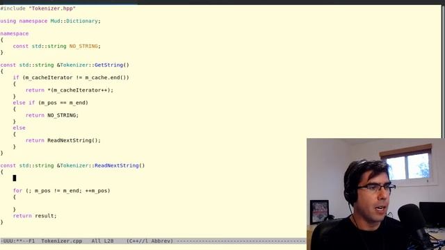 Let's Code a Mud in C++11 - Part 12: Tokenizer смотреть онлайн