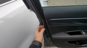 geely tugela снятие дверной карты