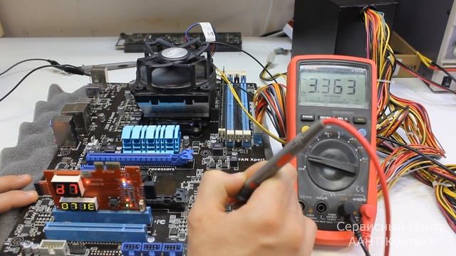 Диагностика и ремонт материнской платы ASUS m5a97. Motherboard repair. смотреть онлайн