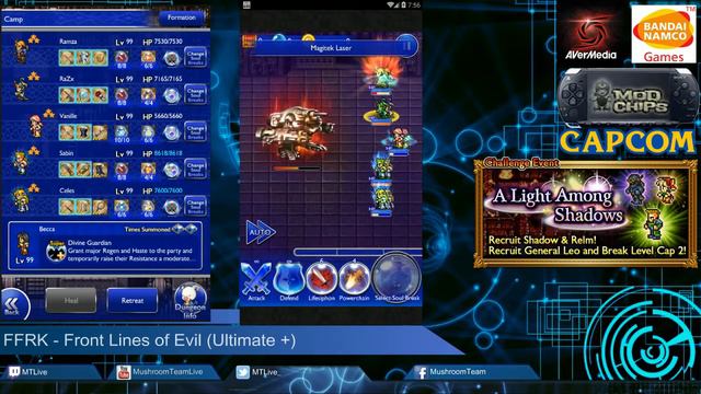 FFRK - Front Lines of Evil (Ultimate +) - A Light Among Shadows смотреть онлайн