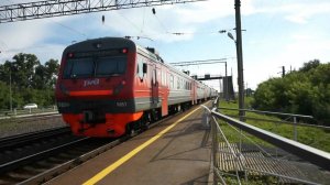 Электропоезд ЭД9Э-0057. Покатушки от Алтайской до Развилки+отправление и ЭДТ.