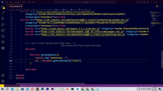 ToDoList app | JavaScript project for beginner | use chrome local Storage to store data | JS projec смотреть онлайн