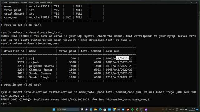 Unique Key & Primary Key Constraint in MySQL смотреть онлайн