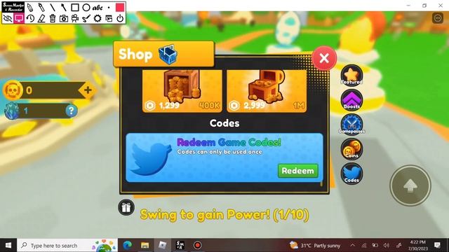 FUTURE CODES!! | *NEW* ROBLOX SWORD CLICKER CODES 2023! смотреть онлайн