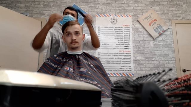 Мужская стрижка от Дилмурада смотреть онлайн