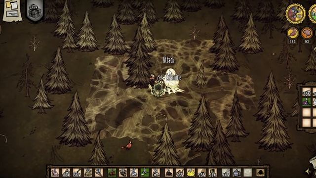 Бойня пауков Don't Starve Together смотреть онлайн