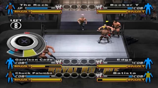 WWE: Smackdown vs Raw (PS2) walkthrough - Royal Rumble смотреть онлайн