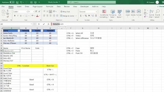 【Excel 廣東話教室】| Ctrl 篇 | 必殺技 | 快速鍵 смотреть онлайн