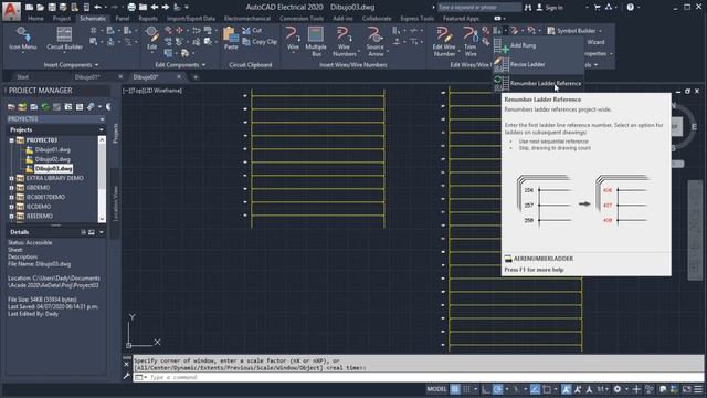 Numeracion de Ladder con AutoCAD Electrical 2020 15 смотреть онлайн