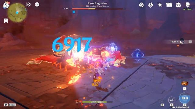 Yelan Solo Damage Test смотреть онлайн