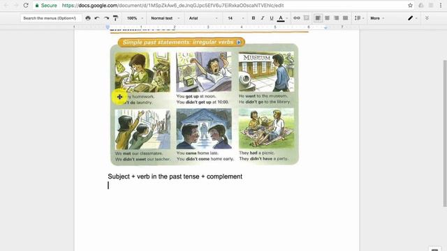 2.8 Simple Past Statements With Irregular Verbs смотреть онлайн